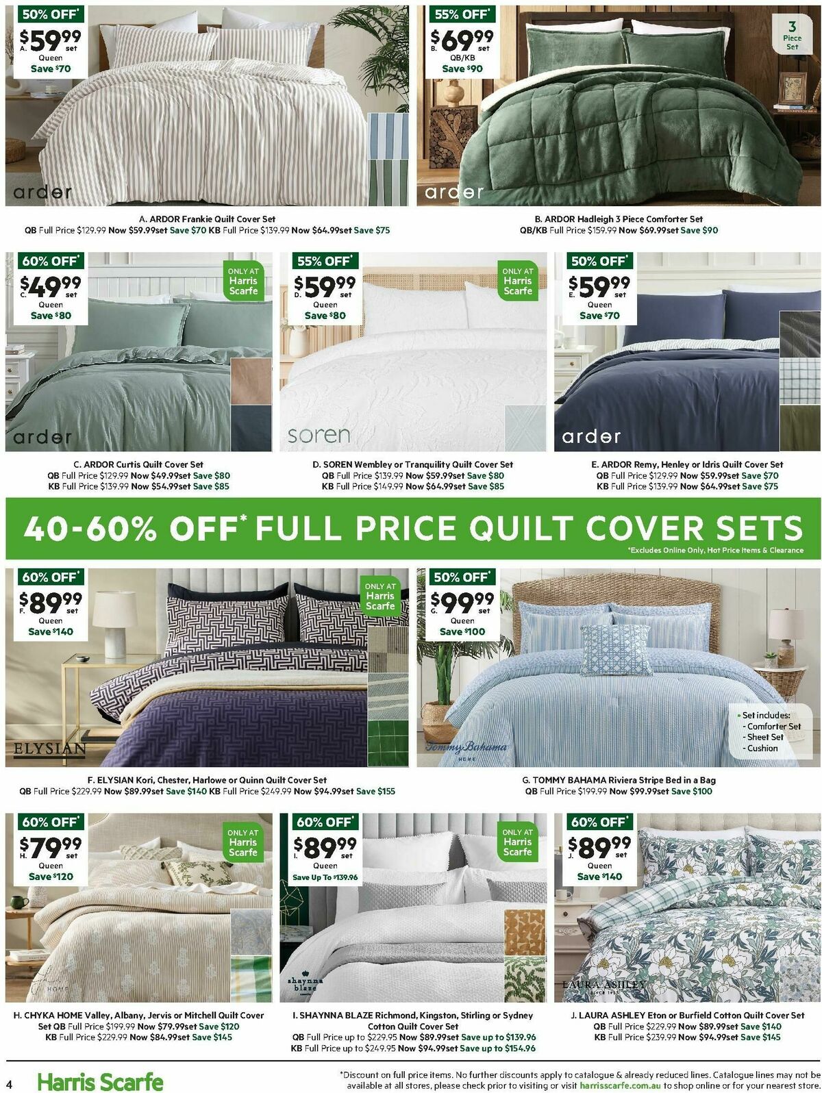 Harris Scarfe Catalogues from 8 April