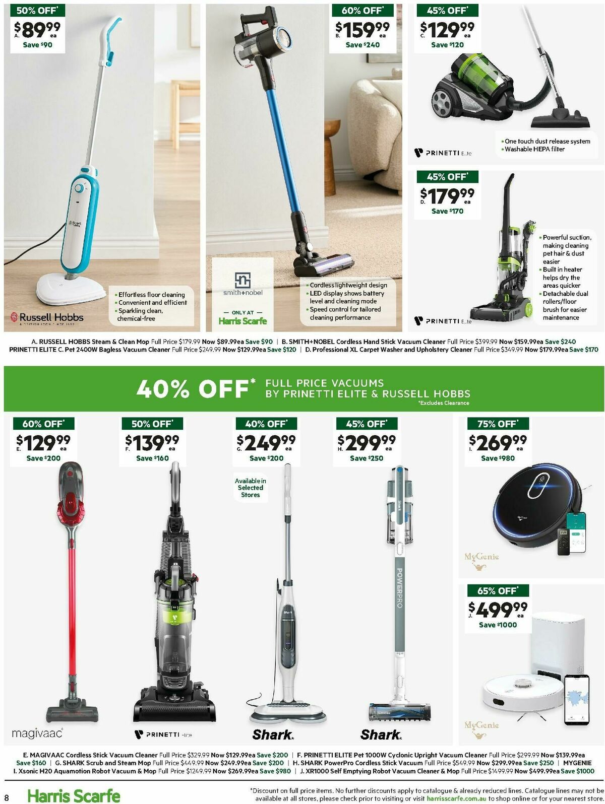 Harris Scarfe Catalogues from 8 April