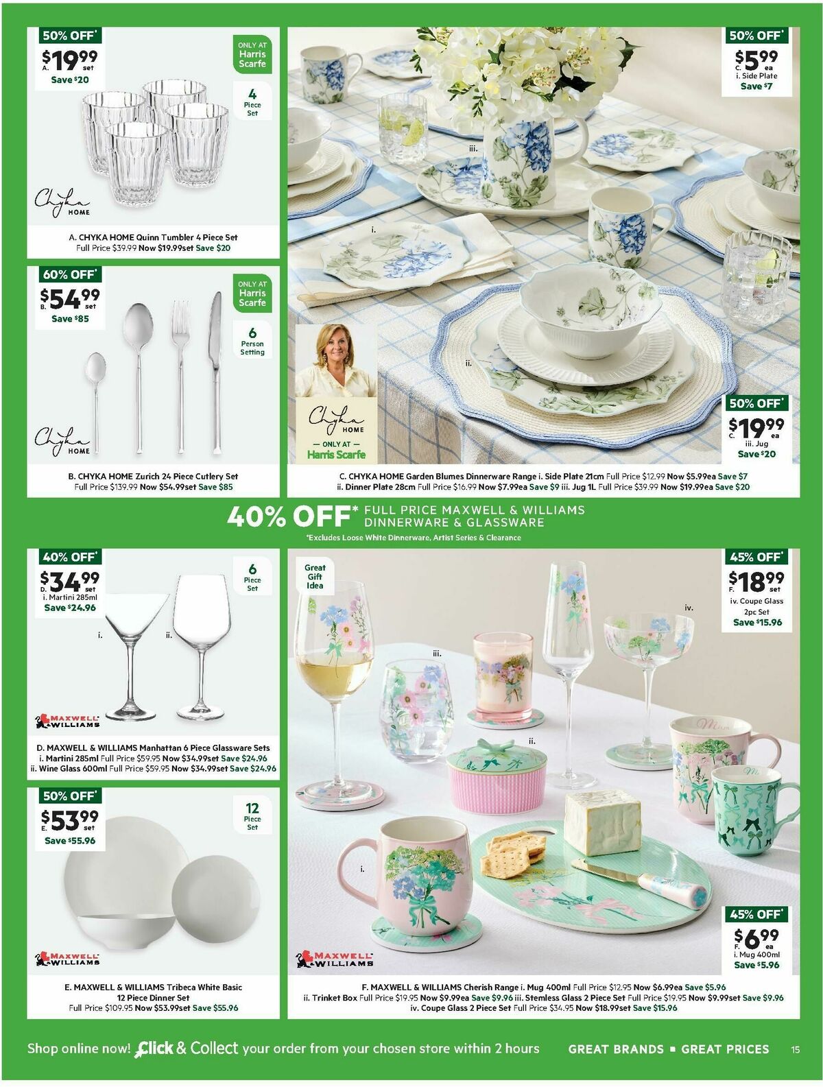 Harris Scarfe Catalogues from 27 April