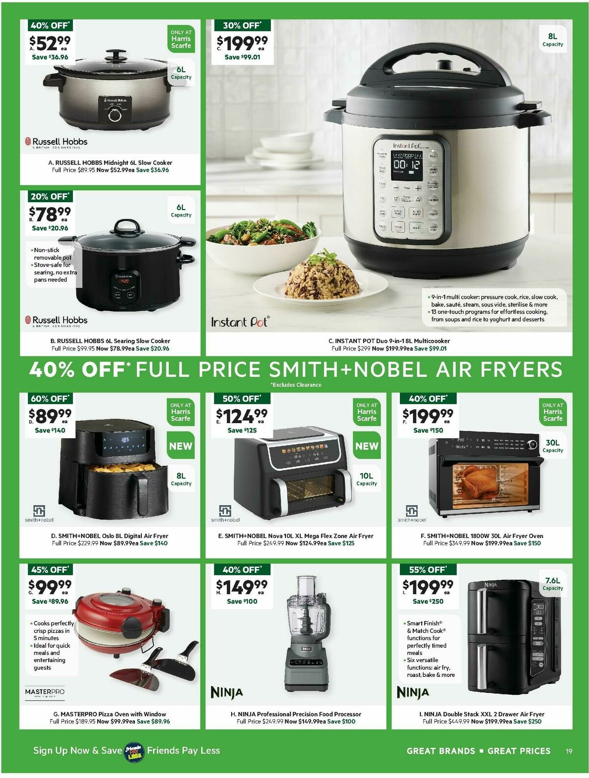 Harris Scarfe Catalogues from 27 April