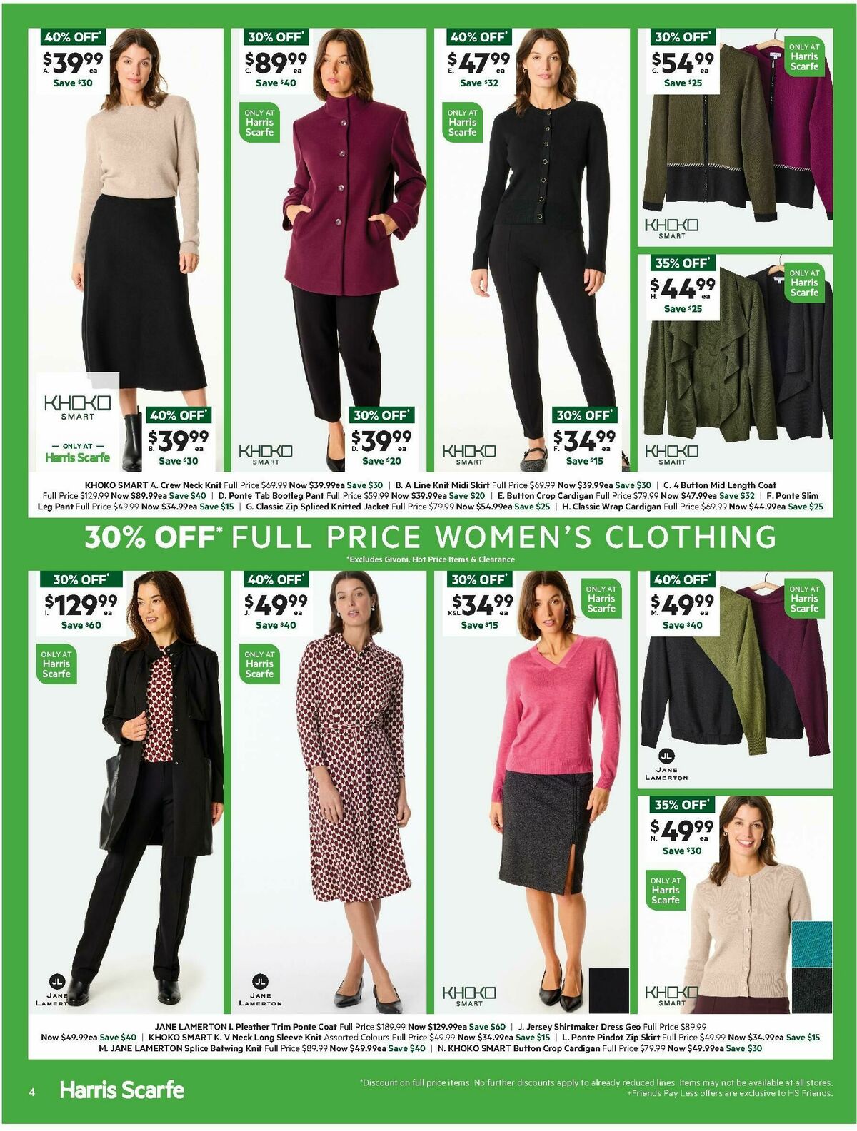 Harris Scarfe Catalogues from 27 April