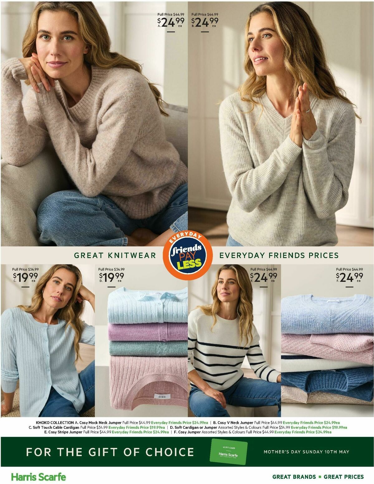 Harris Scarfe Mother's Day Catalogues from 27 April