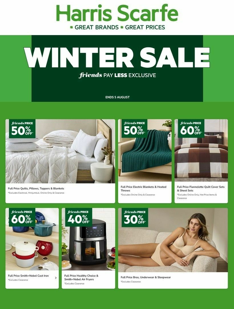 Harris Scarfe Catalogues from 20 July