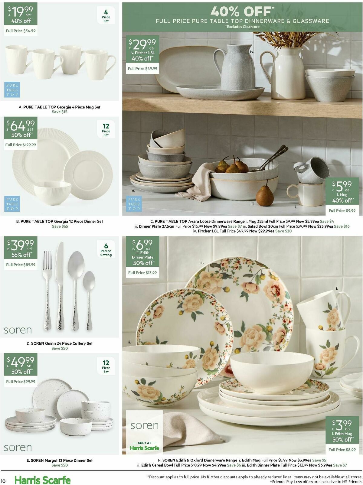 Harris Scarfe Catalogues from 20 August