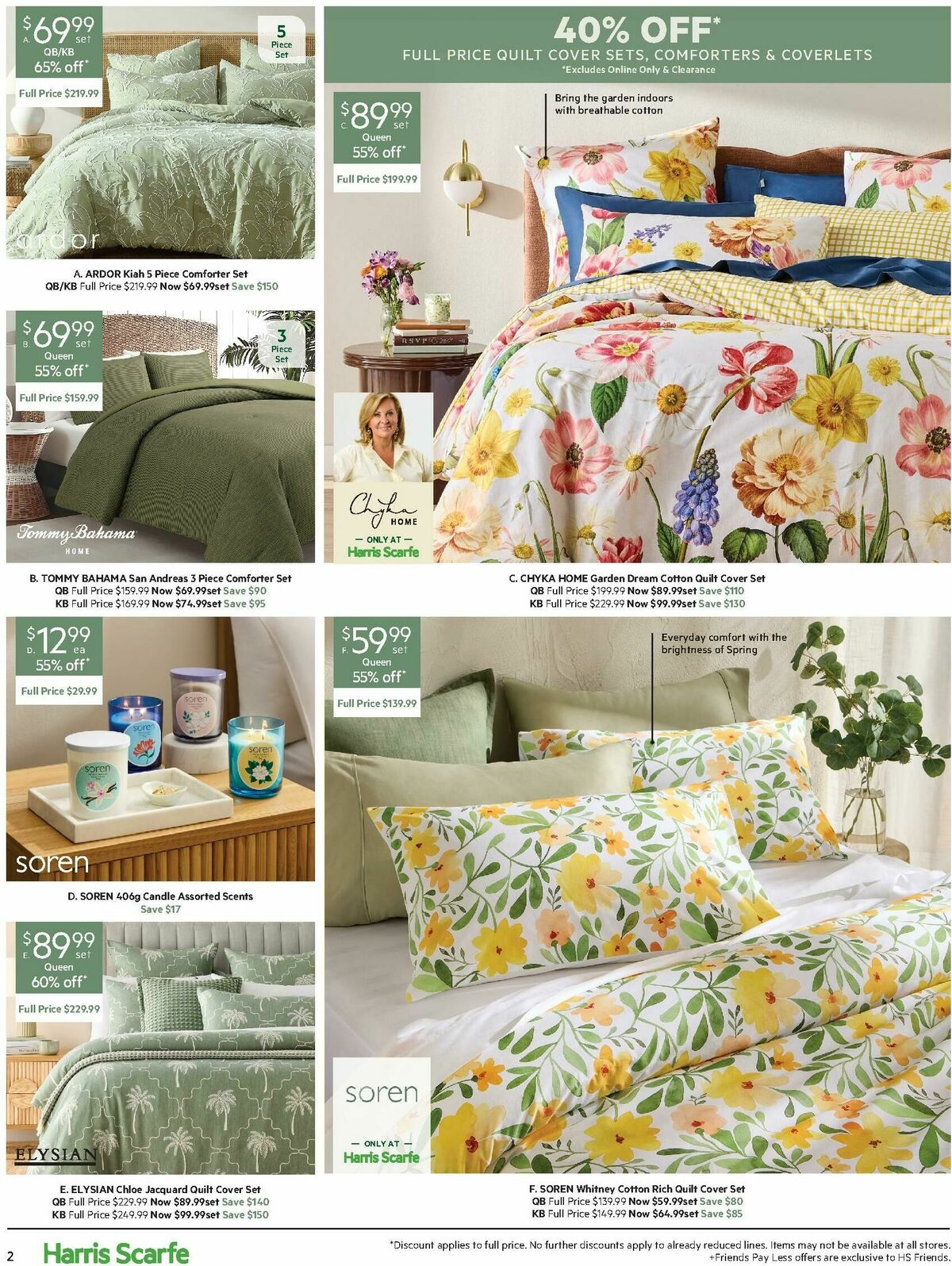 Harris Scarfe Catalogues from 20 August