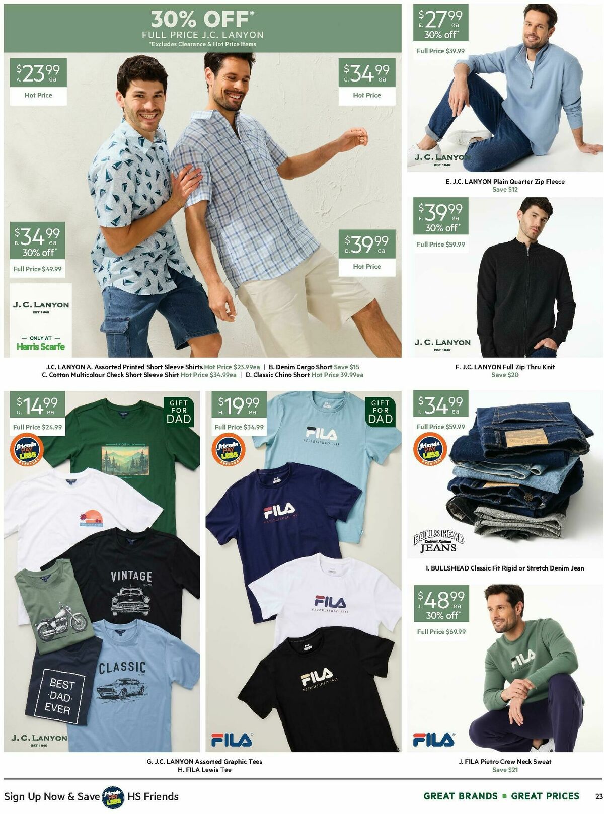 Harris Scarfe Catalogues from 20 August