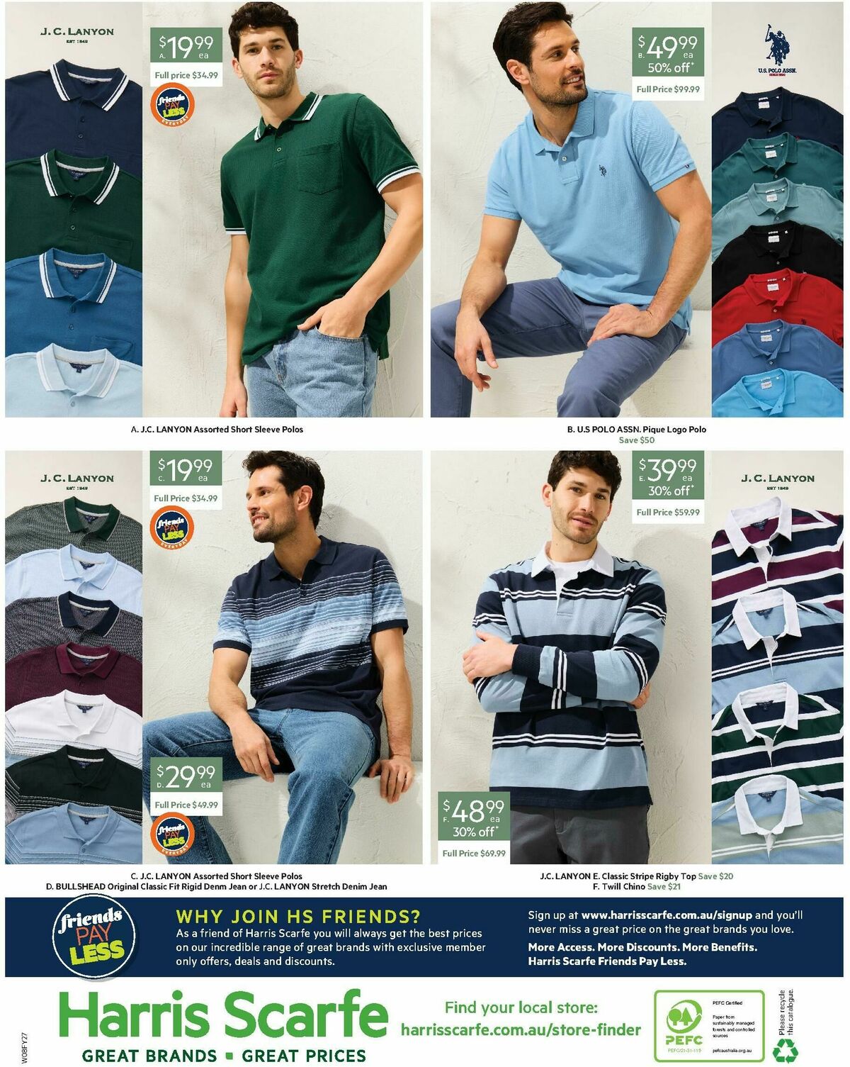Harris Scarfe Catalogues from 20 August