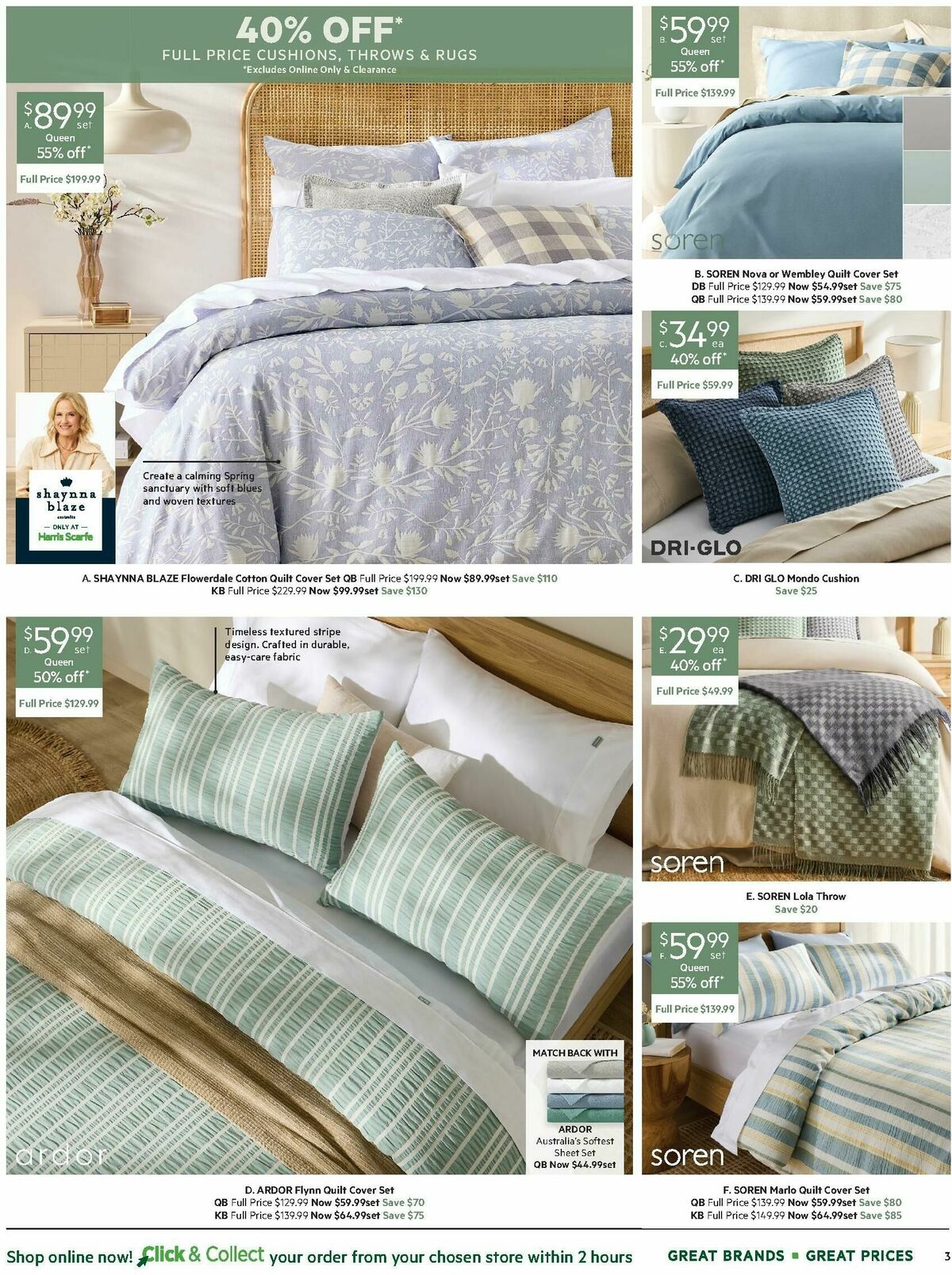 Harris Scarfe Catalogues from 20 August