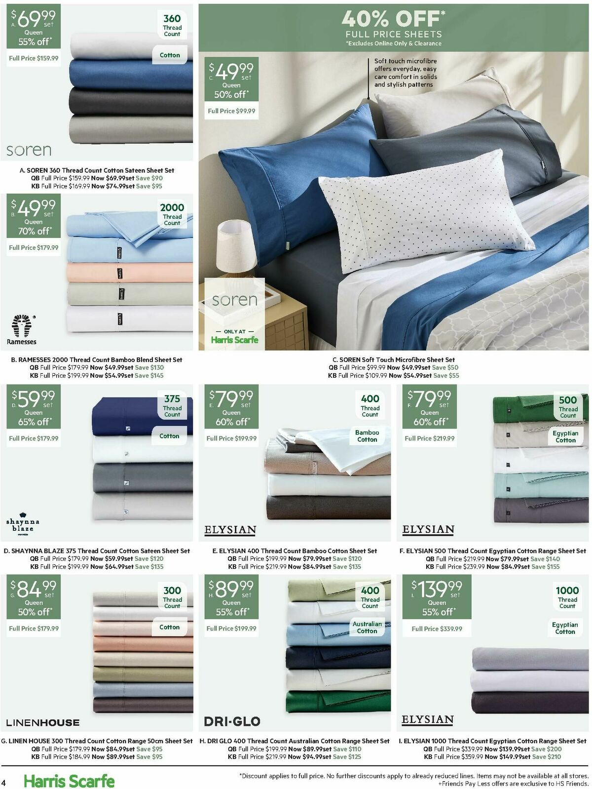 Harris Scarfe Catalogues from 20 August