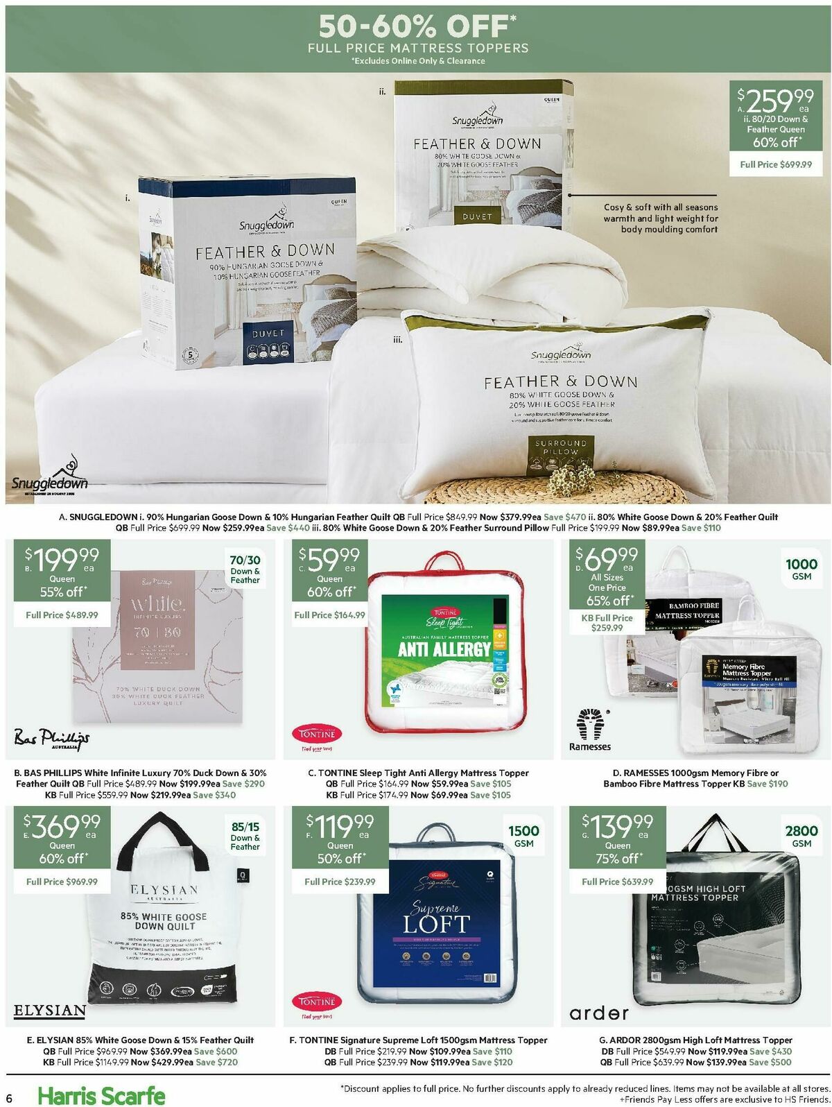 Harris Scarfe Catalogues from 20 August