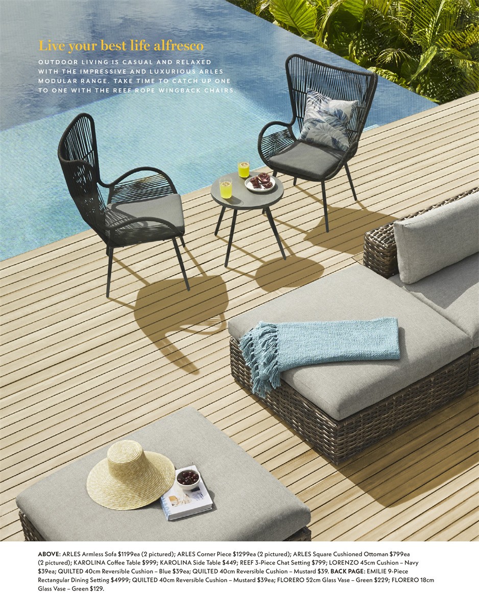 Harvey Norman Outdor Furniture Catalogues from 19 October