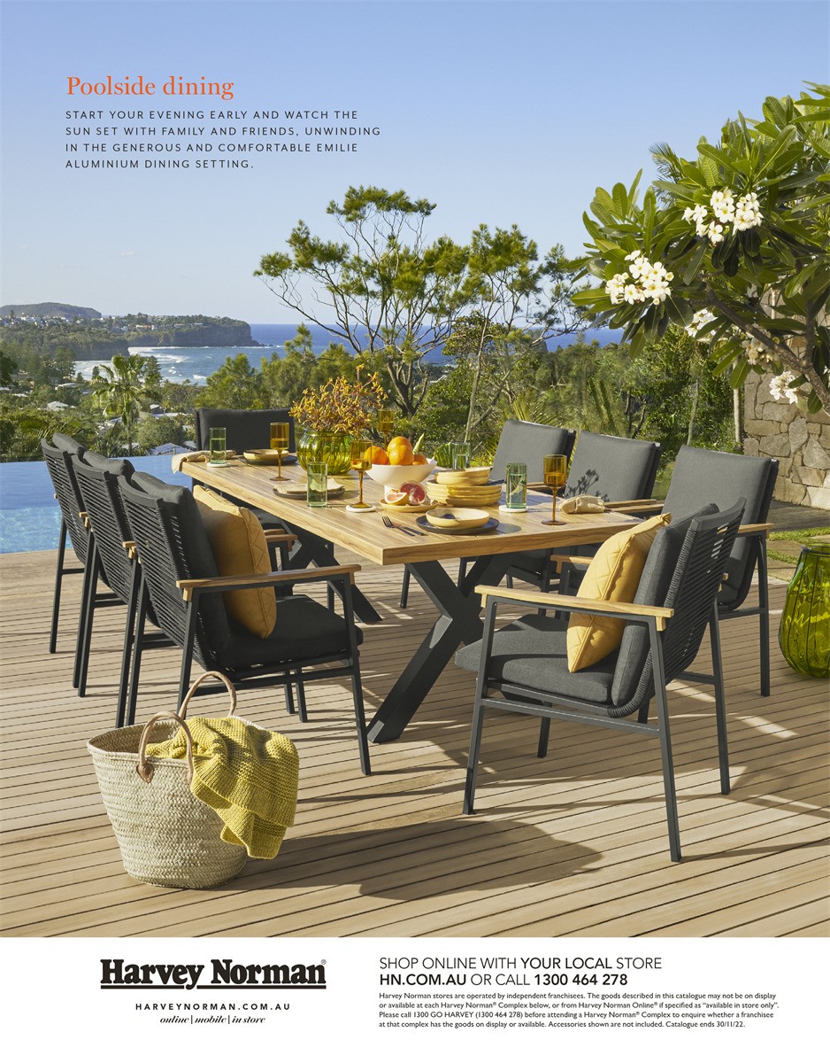Harvey Norman Outdor Furniture Catalogues from 19 October