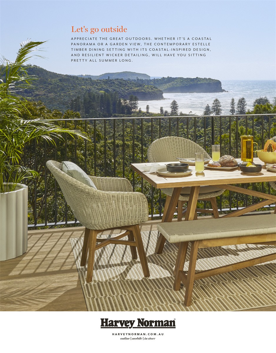 Harvey Norman Outdor Furniture Catalogues from 19 October