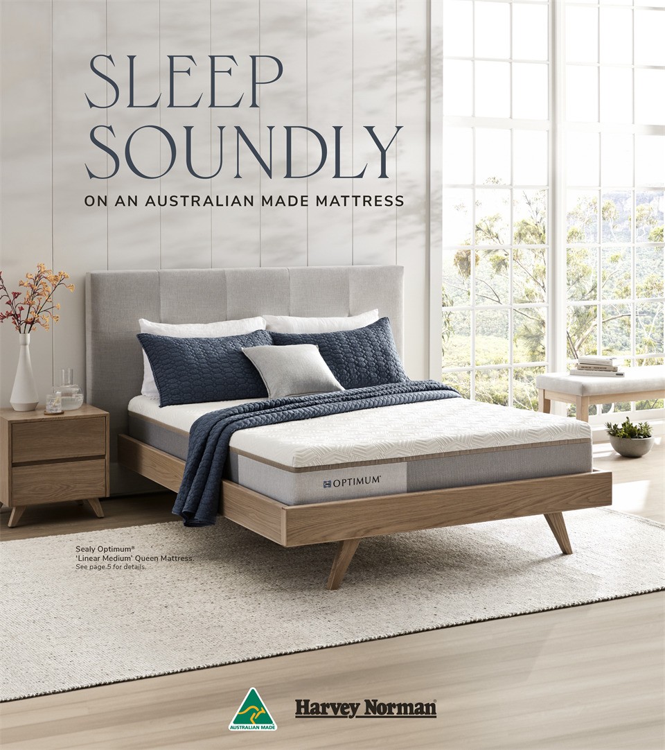Harvey Norman Australian Made Mattress Catalogues from 20 October