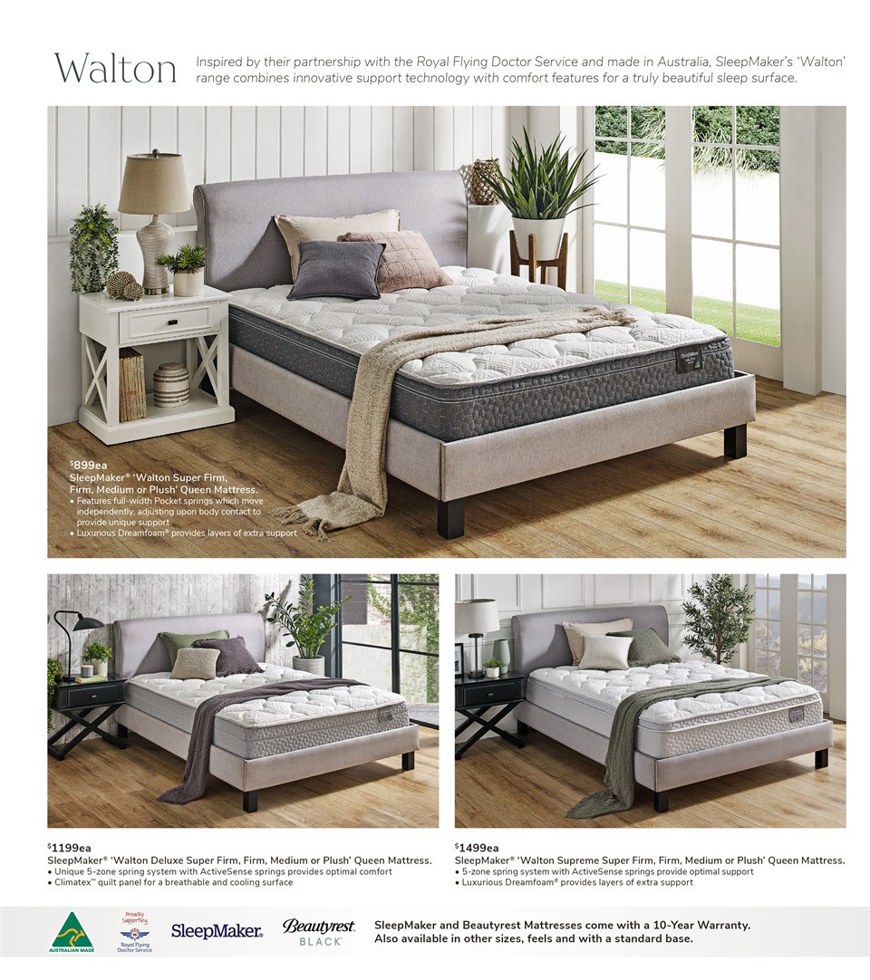 Harvey Norman Australian Made Mattress Catalogues from 20 October