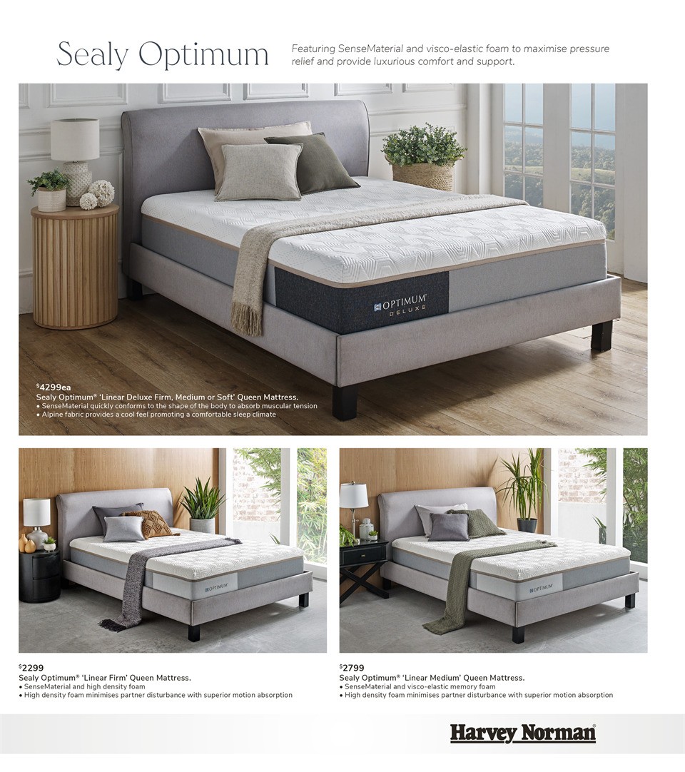 Harvey Norman Australian Made Mattress Catalogues from 20 October