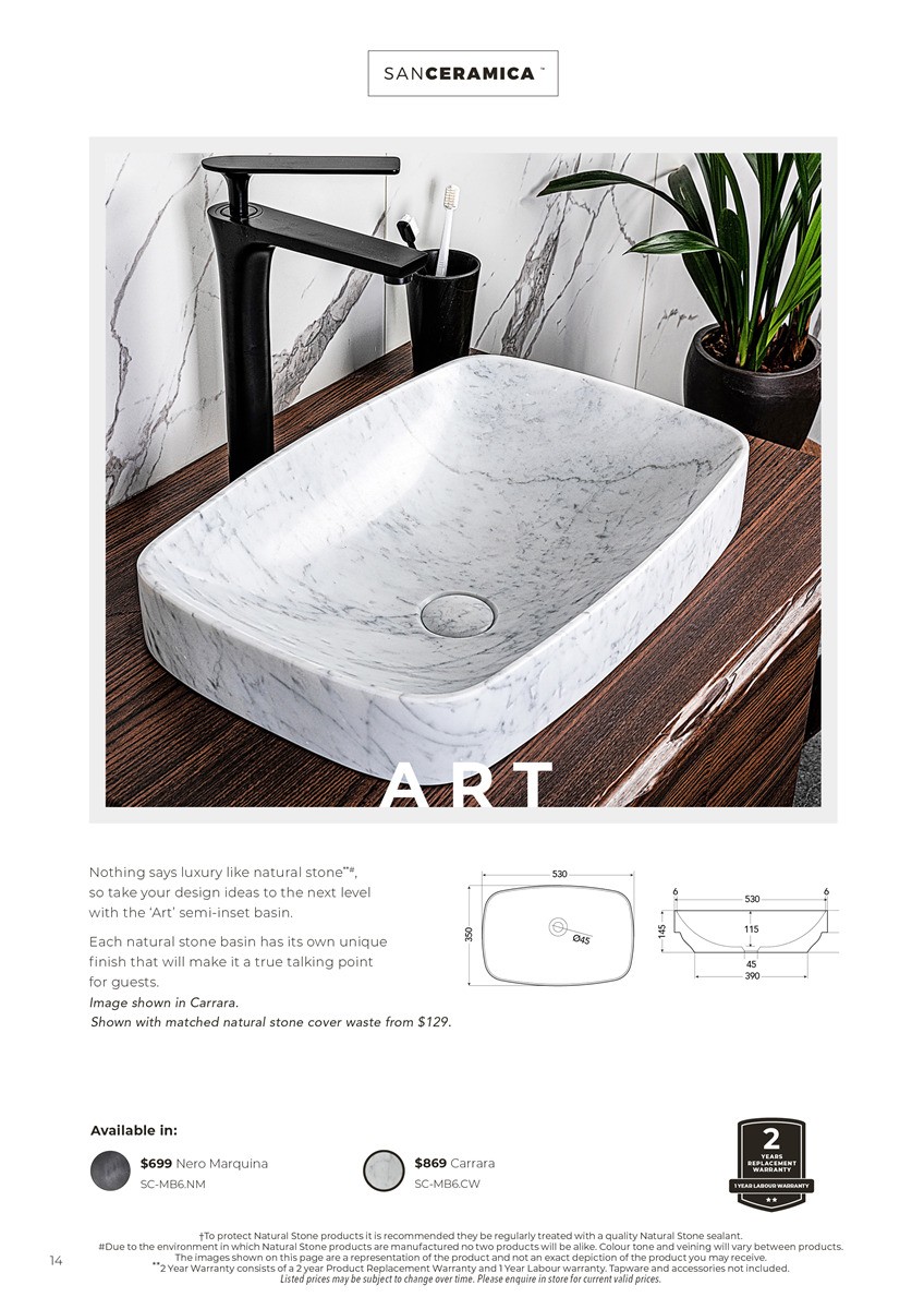 Harvey Norman SanCeramica Catalogues from 6 May