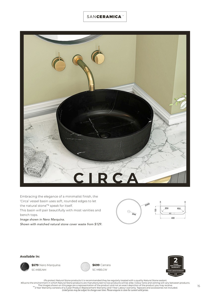 Harvey Norman SanCeramica Catalogues from 6 May