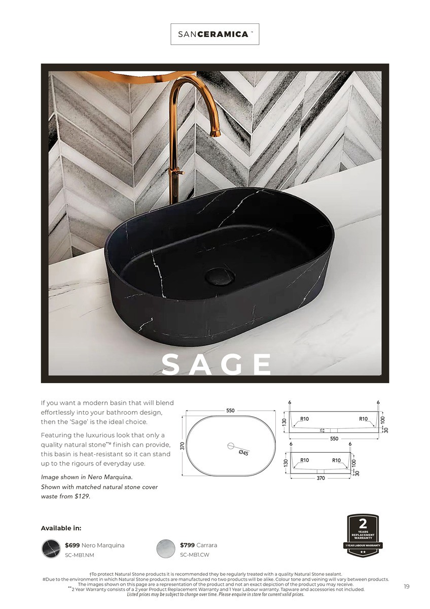 Harvey Norman SanCeramica Catalogues from 6 May