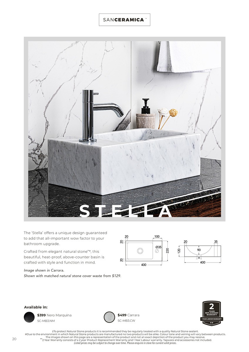 Harvey Norman SanCeramica Catalogues from 6 May