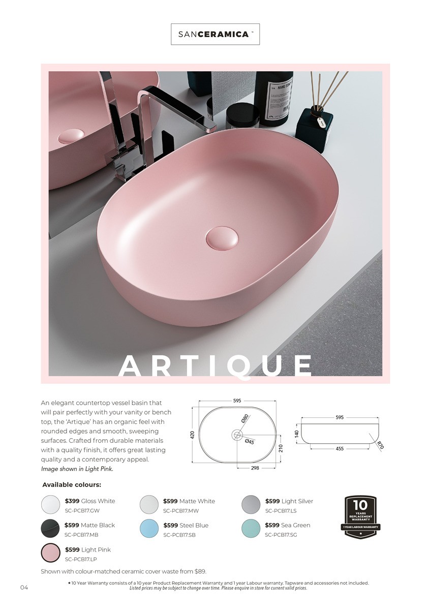 Harvey Norman SanCeramica Catalogues from 6 May