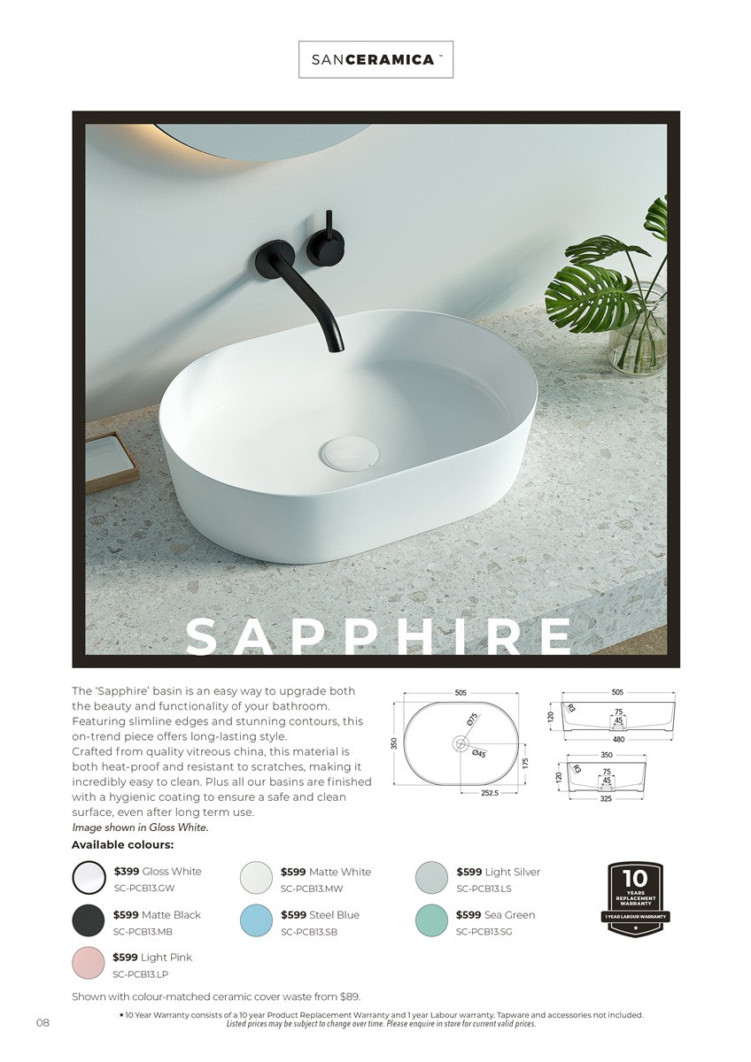 Harvey Norman SanCeramica Catalogues from 6 May