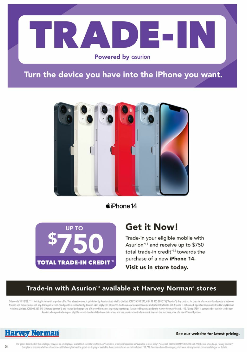 Harvey Norman Catalogues from 24 December