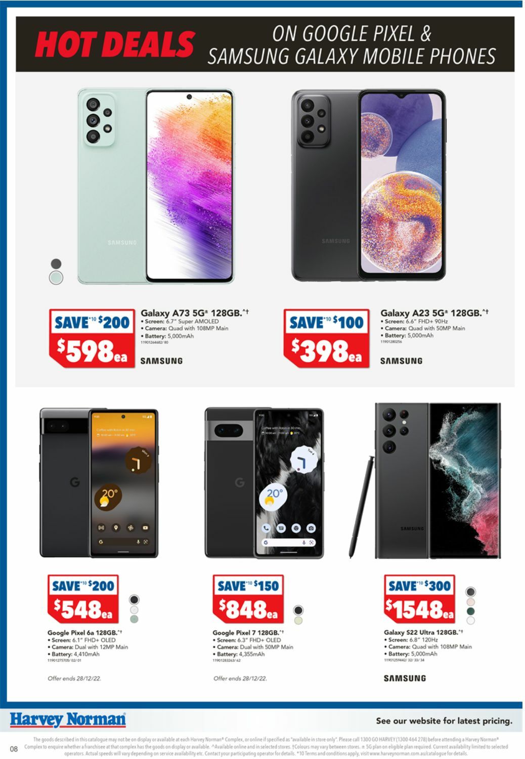 Harvey Norman Catalogues from 24 December