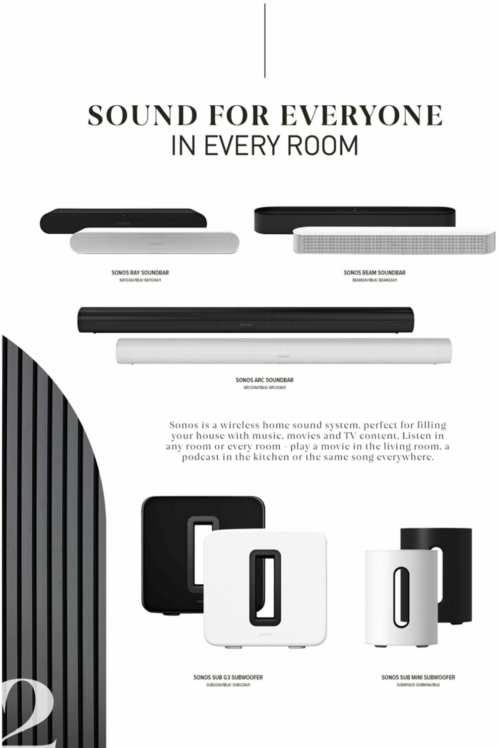 Harvey Norman House of Sonos Catalogues from 18 November