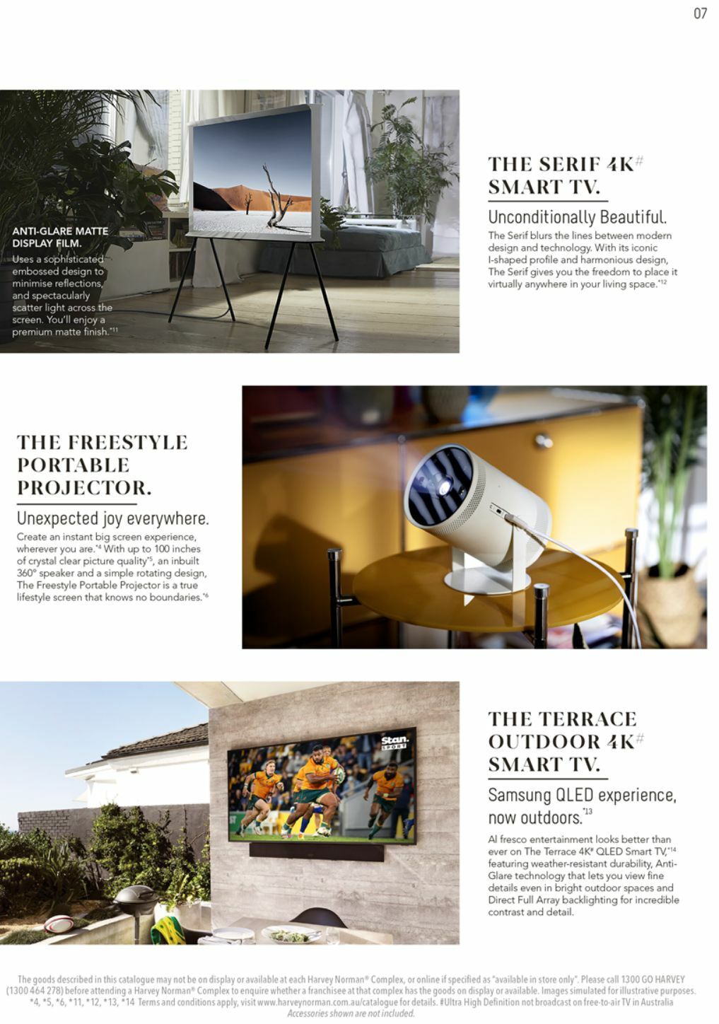 Harvey Norman TV Buyer's Guide Catalogues from 1 January