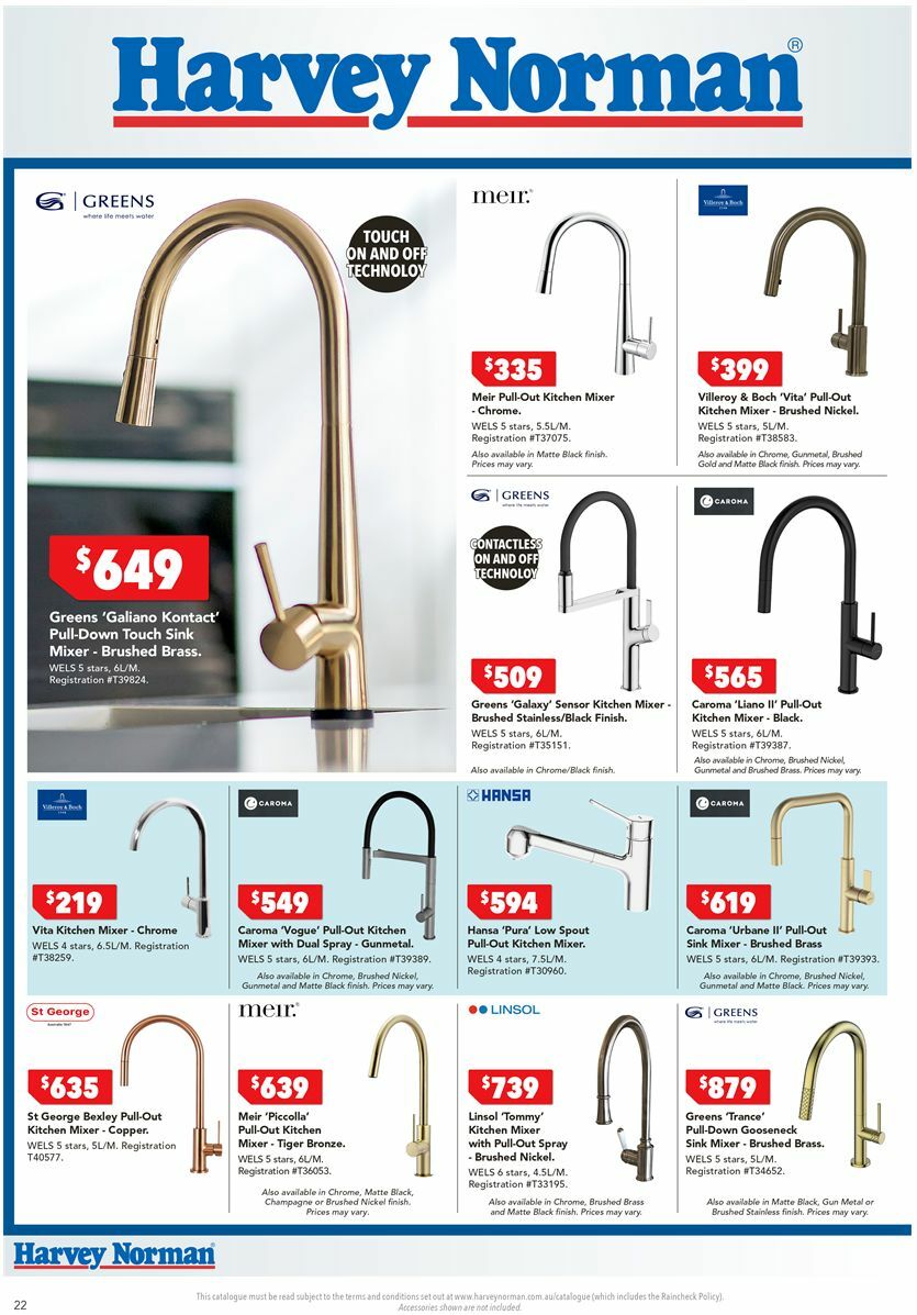 Harvey Norman Bathroom and Tiles January Catalogues from 6 January