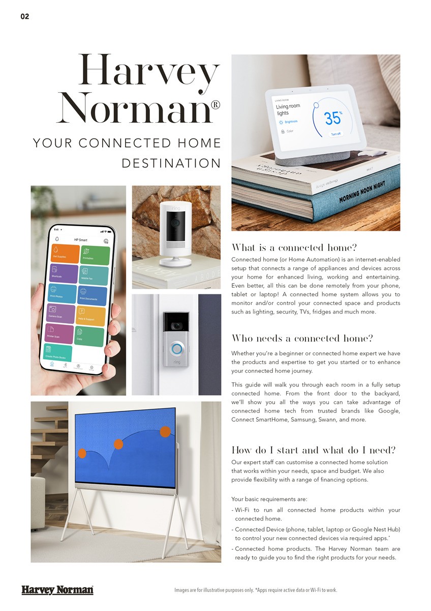 Harvey Norman Connected Home Catalogues from 5 December