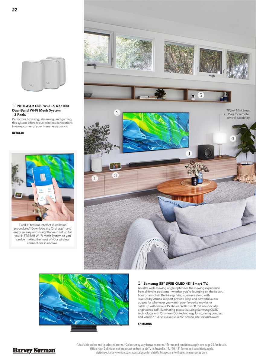 Harvey Norman Connected Home Catalogues from 5 December
