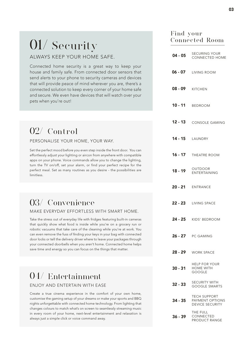 Harvey Norman Connected Home Catalogues from 5 December