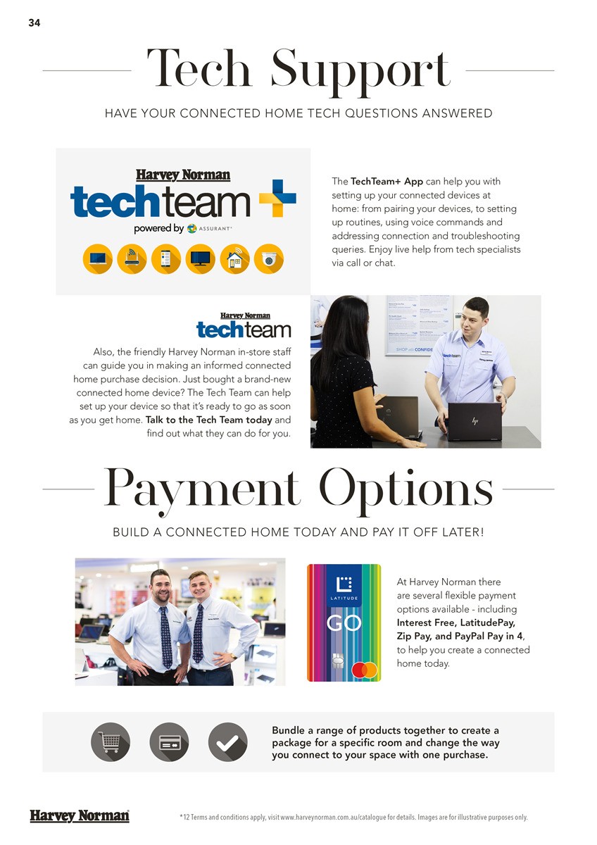 Harvey Norman Connected Home Catalogues from 5 December