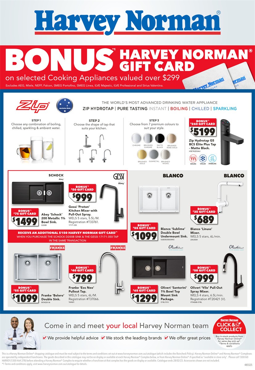 Harvey Norman February Catalogues from 1 February