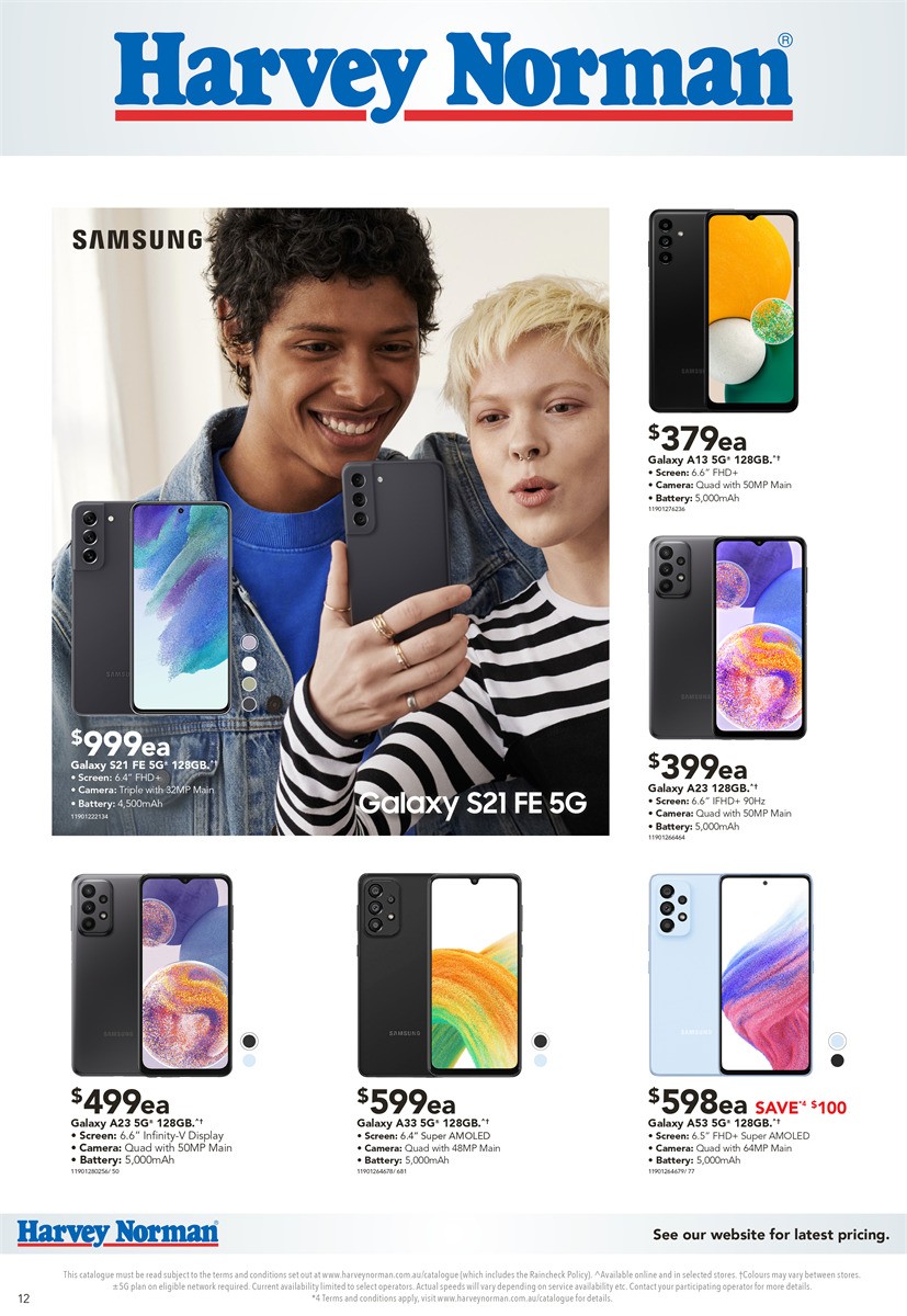 Harvey Norman Galaxy S23 Series Catalogues from 2 February