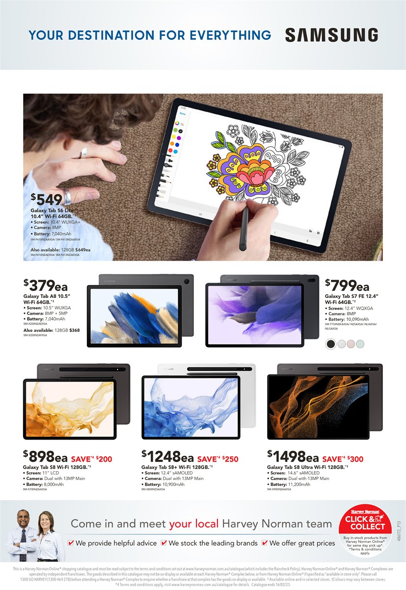 Harvey Norman Galaxy S23 Series Catalogues from 2 February