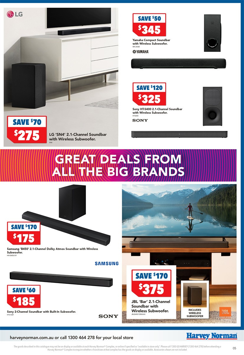 Harvey Norman Catalogues from 23 February