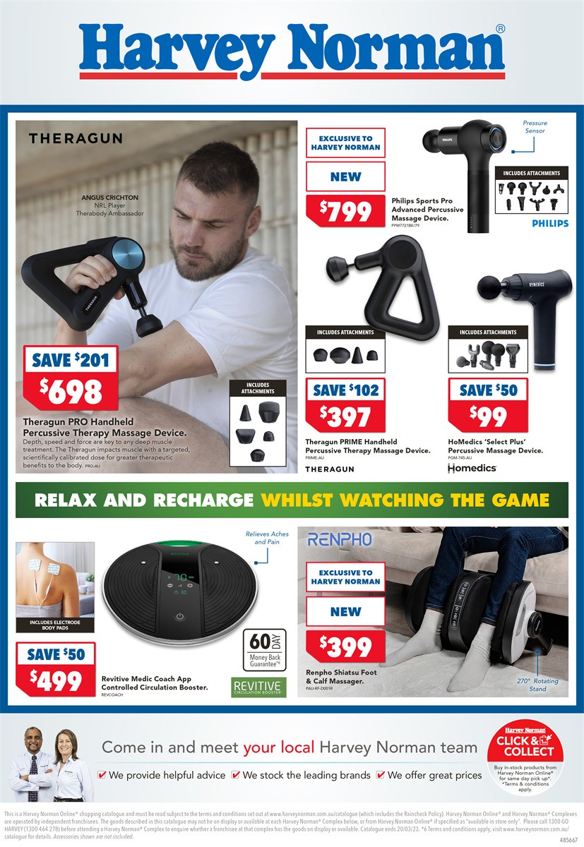 Harvey Norman Kick Off the New Footy Season Catalogues from 2 March