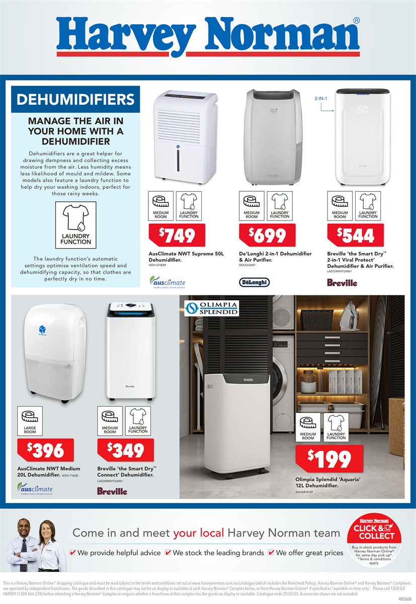 Harvey Norman Clean at Home - Electrical Catalogues from 2 March