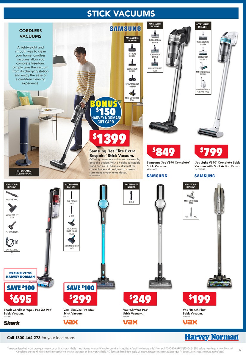 Harvey Norman Clean at Home - Electrical Catalogues from 2 March