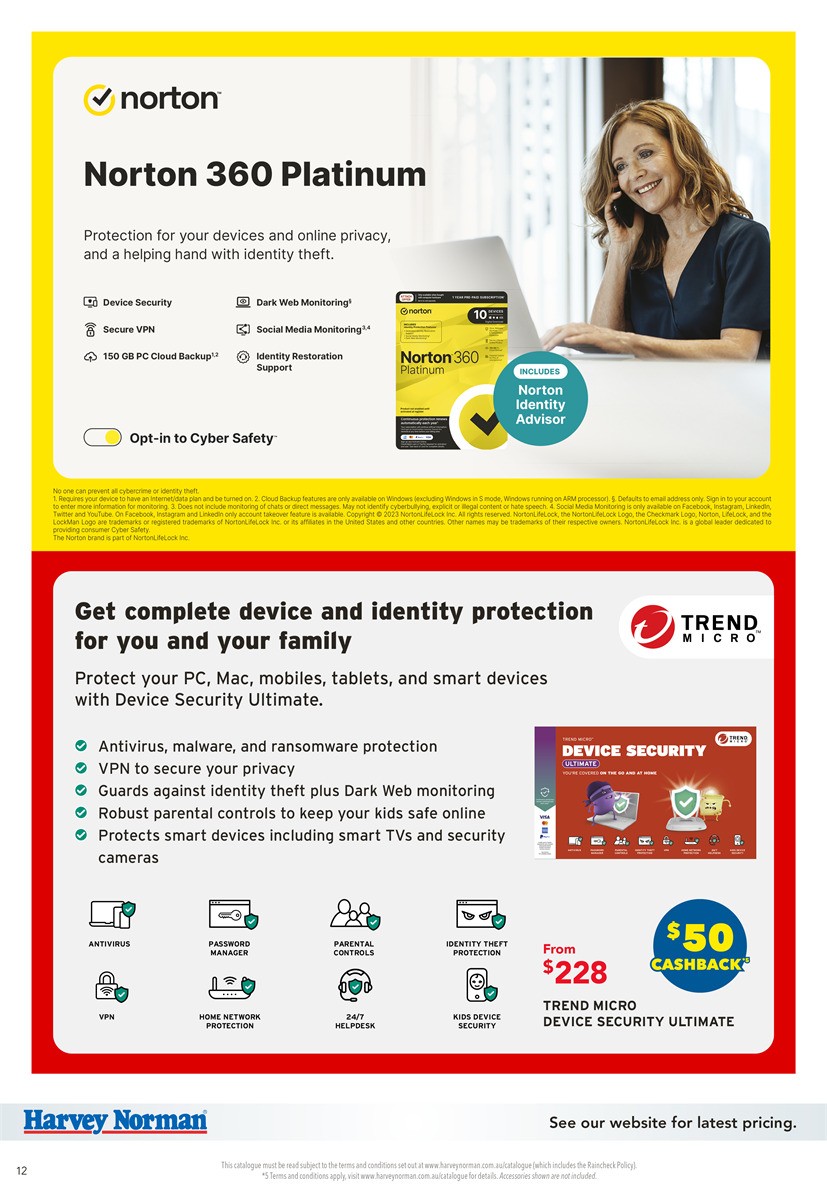Harvey Norman Computers Hardware Range Catalogues from 15 March