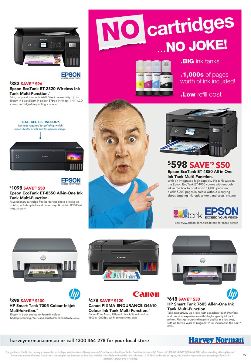 Harvey Norman Computers Hardware Range Catalogues from 15 March