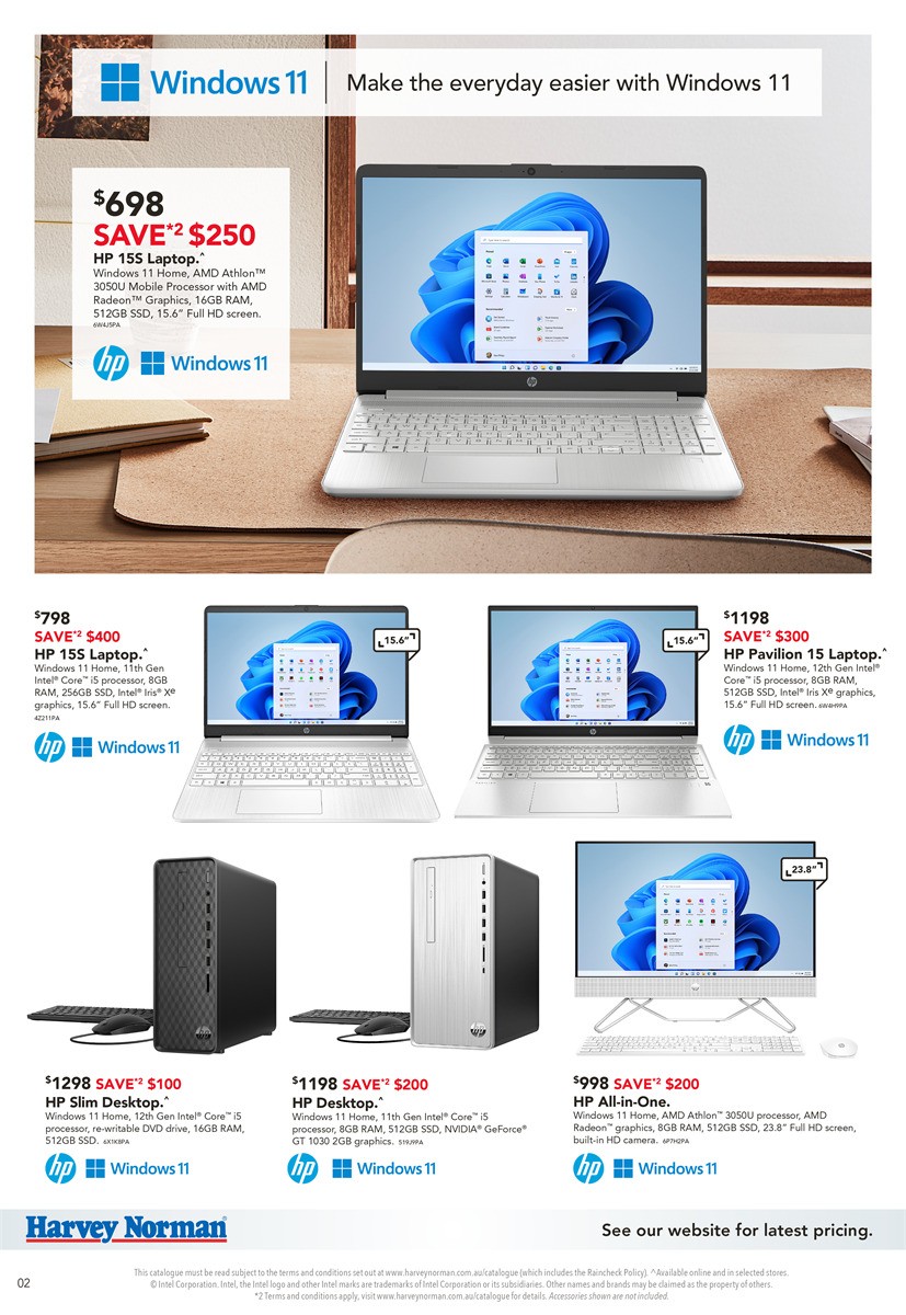 Harvey Norman Computers Hardware Range Catalogues from 15 March