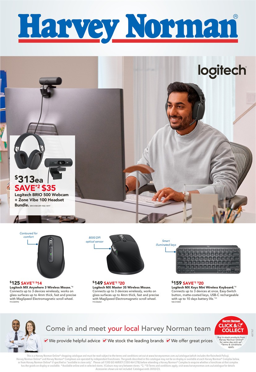 Harvey Norman Computers Hardware Range Catalogues from 15 March