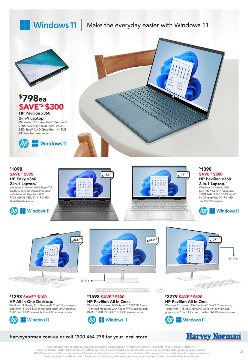 Harvey Norman Computers Hardware Range Catalogues from 15 March