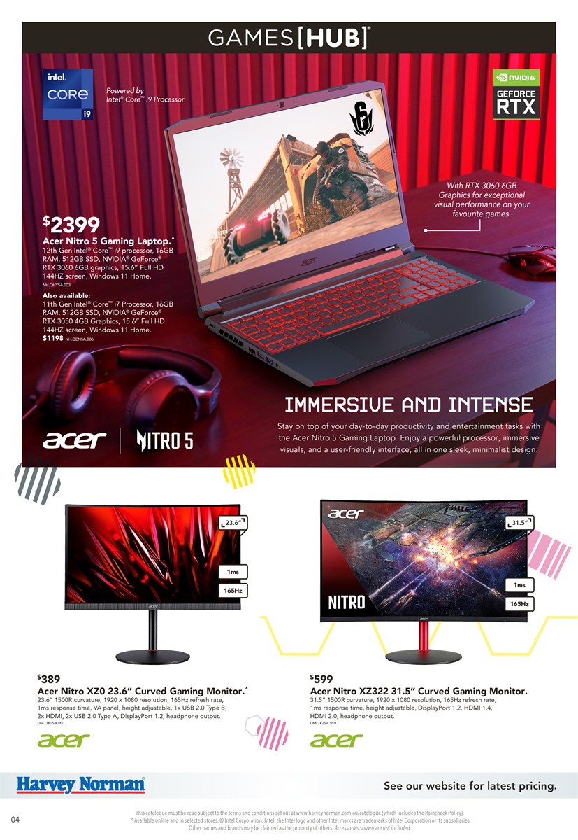Harvey Norman Computers Hardware Range Catalogues from 15 March