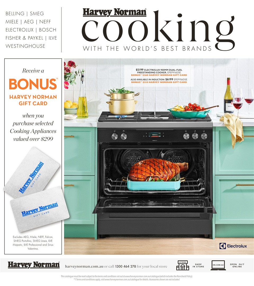 Harvey Norman Cooking Catalogues from 31 March