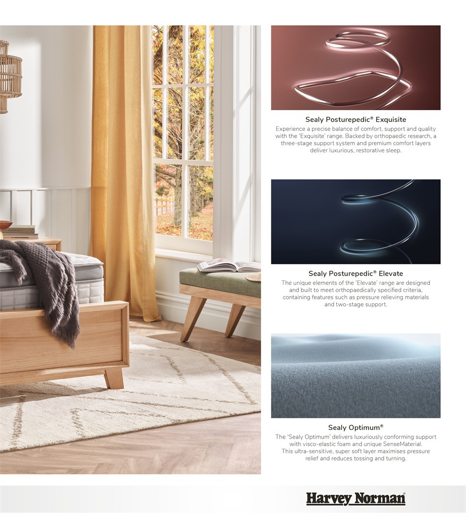 Harvey Norman Sleep Soundly on an Australian Made Mattress Catalogues from 17 April